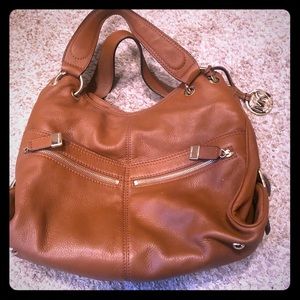 Michael Kors leather hang bag